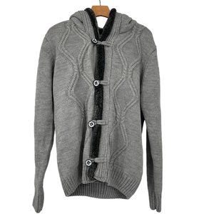 CARISMA Woman’s hooded sweater jacket grey Size XL New